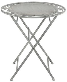 Set masa si 2 scaune bistro, din metal, aspect vintage