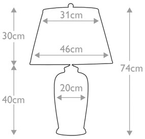 Lampă de masă Elstead BLACKBIRDS-TL BLACK BIRDS 1xE27/60W/230V