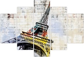 Tablou - Arta digitală a Turnului Eiffel (150x105 cm)
