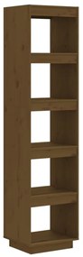 810857 vidaXL Bibliotecă/Separator cameră, maro miere, 40x35x167 cm lemn pin