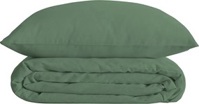 Set de cearșafuri solide din bumbac Percale terracotta 240 x 220 cm
