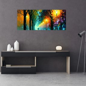 Tablou - Plimbare de noapte (120x50 cm)