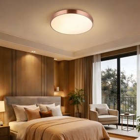 Immax NEO 07321L-LED Reglabilă plafonieră NEO LITE SEMPLICI 36W/230V Ø40 cm culoare cupru + telecomandă