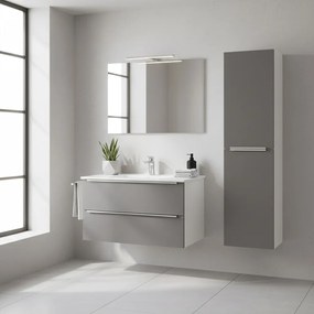 Dulap suspendat Vario Trim 35 alb-antracit