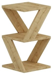 Măsuță laterală ALBENI 50x30 cm maro