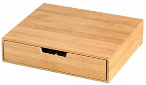 Kesper 58952 Organizator pentru capsule de ceai șicafea bambus, 34 x 31 x 8 cm