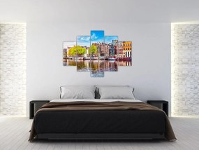 Tablou - Case dansatoare, Amsterdam (150x105 cm)