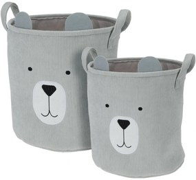 Hatu Set de coșuri textile pentru copii Bear , 2buc