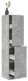 vidaXL Dulap de farmacie, gri beton, 40x41x174,5 cm, lemn prelucrat