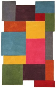 Covor Collage Multi, Flair Rugs, 200x290 cm, lana, multicolor