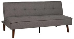 Canapea gri extensibilă cu tapițerie din chenille 181 cm – Ixia