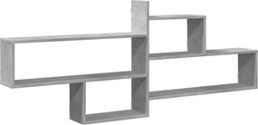 vidaXL Raft de perete, gri beton, 167,5x18x68 cm, lemn prelucrat