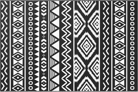 vidaXL Covor de exterior, ARAKIL negru, 120x180 cm, PP