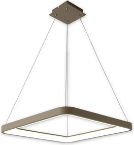 BRILAGI - lustră LED dimabilă suspendată pe cablu FALCON SLIM LED/50W/230V 50x50 cm bej + telecomandă