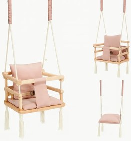 Leagan pentru copii SWINGY 3 in 1 roz