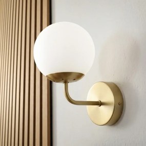 Brilagi - Lampă de perete MALIVA 1xE14/15W/230V aurie/albă