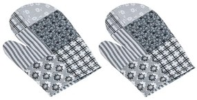 Mănușă de bucătărie Bellatex Patchwork gri, 28 x18 cm, 2 buc