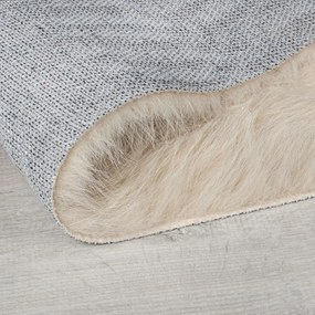Blană bej sintetică 80x150 cm Alpine Faux Fur – Flair Rugs