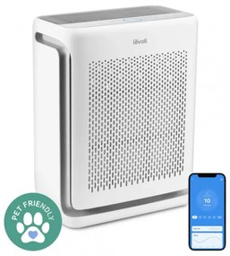 Purificator de aer Levoit Vital 200S Pro, 88 m2, 50W, Wi-Fi, Mod automat, True HEPA, Silentios, Functii smart, Mod Pet, Alb