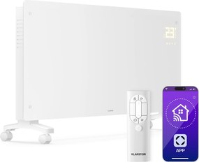 Klarstein Convector Bornholm | 3000 W | 30 m² | Puternic și elegant | 105 cm x 51 cm