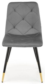 Scaun de bucaterie Pascal, gri/negru