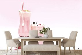 Fototapet autoadeziv cocktail de lapte roz