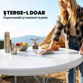 Outsunny Masă de picnic pliabilă | Aosom Romania