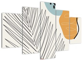 Tablou - Ilustrație de frunze (150x105 cm)