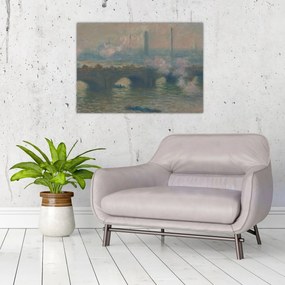 Tablou - Claude Monet, Waterloo Bridge, Gray Day, reproducere (70x50 cm)