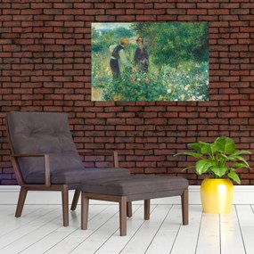 Tablou - Auguste Renoir, Picking Flowers, reproducere (90x60 cm)