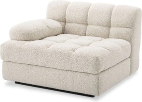 Canapea, Modul stanga design elegant LUX Dean left, boucle crem 115518 HZ