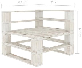 Canapea de gradina din paleti cu 2 locuri, perne negre, lemn 1, Canapea cu 2 locuri, Negru, Alb