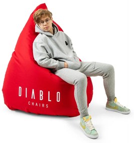 Pouf de gaming Diablo Chairs: roșu