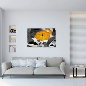 Tablou - Umbrelă galbenă (90x60 cm)