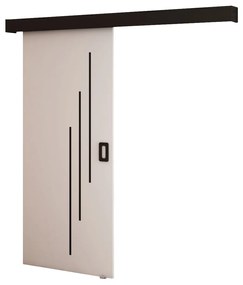 Zondo Uși culisante Bethany V (alb mat + negru mat). 1043495