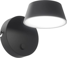 Open Design OR86522 - Aplică de perete LED TIMO, 6W/230V, 3000/4500/6500K, neagră
