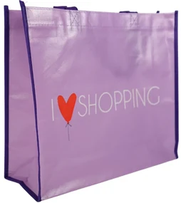 Geanta de cumparaturi SHOP & GO 37 cm - mai multe variante Varianta: I love shopping