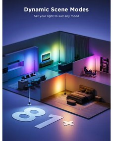 Lampadar LED cu difuzor Govee Pro RGBICWW Wi-Fi + telecomandă