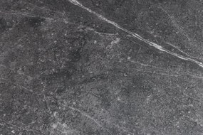 Masuta de cafea moderna cu doua blaturi rotative din ceramica DANCING RINGS 80-135cm