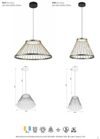 Lustra suspendata LED design modern SPIDER 40cm MA-8980