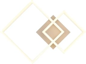 Globo 48047D - Plafonieră LED ZARA LED/24W/230V 3000K 46,5x62,5 cm