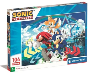 Sonic Ariciul Star Puzzle Clementoni de 104 piese