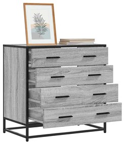 vidaXL Dulap cu sertar, gri sonoma, 70x41x70 cm, lemn prelucrat