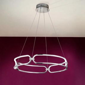 Lustra LED suspendata design ultra-modern Ã60cm Colette. crom SV-786831
