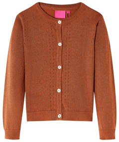 Cardigan tricotat pentru copii, coniac, 104