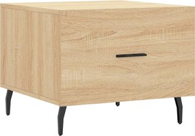 vidaXL Măsuță de cafea, stejar sonoma, 50x50x40 cm, lemn prelucrat