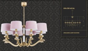 Candelabru 8 brate elegant realizat manual Sparone