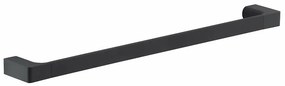 GEDY PI216014 Pirenei suport pentru prosoape 60 x6,6 cm, negru mat