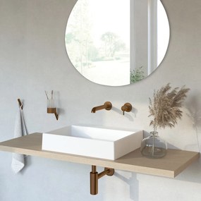 SILIA - Baterie Îngropată pentru Chiuvetă, Bronz Periat (BQS_C54L)