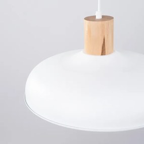 Lustră pe cablu Sollux SL.1323 INDY 1xE27/15W/230V alb